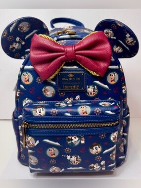 NWT. Disney Cruise Line Treasure Inaugural Adventure Loungefly Mini Backpack